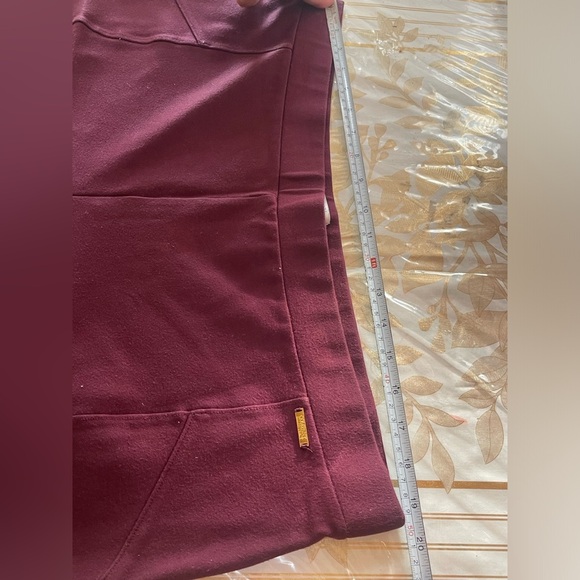 Ellen Tracy Stretch Leggings Burgundy Size XXL - Picture 5 of 7